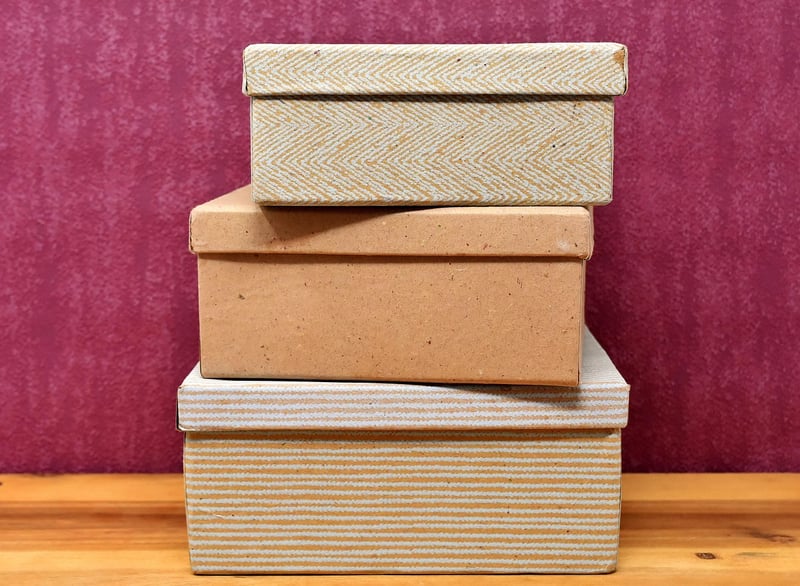 Cardboard Tube Organizer